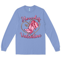 Colony Blue howdy valentine Long Sleeve Tee - MaliasSmallBusiness