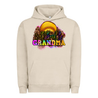 Pigment French Oak softball grandma Urban Hoodie - OliviaCreatesArt