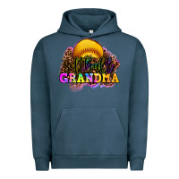 Pigment Midnight Navy softball grandma Urban Hoodie - OliviaCreatesArt
