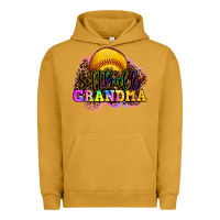 Pigment Peanut Butter softball grandma Urban Hoodie - OliviaCreatesArt
