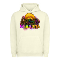 Pigment Pistachio softball grandma Urban Hoodie - OliviaCreatesArt