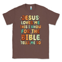 Chestnut jesus loves me this i know for the bible tells me Classic Tee - MaliasSmallBusiness