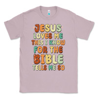 Lilac jesus loves me this i know for the bible tells me Classic Tee - MaliasSmallBusiness