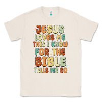 Natural jesus loves me this i know for the bible tells me Classic Tee - MaliasSmallBusiness
