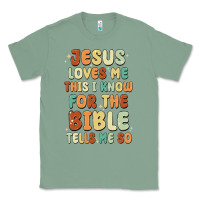 Sage jesus loves me this i know for the bible tells me Classic Tee - MaliasSmallBusiness