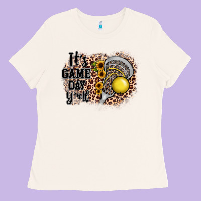It's Game Day Y'all Lacrosse Ladies Tee Designed By Jahusdesignshop