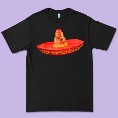 Red Sombrero Fa Element Premium Tee Designed By Fadigitalartstudio