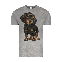 Cloud Rock dachshund Vintage Tee - BarkalooDesign