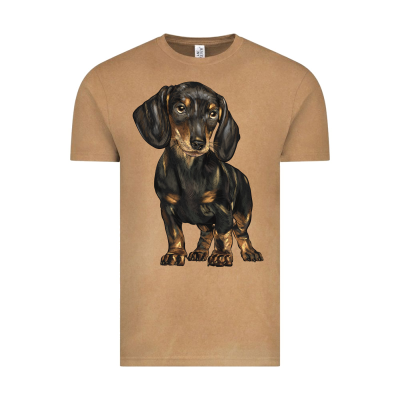 Dachshund Vintage Tee by BarkalooDesign | Teevron
