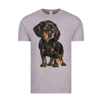 Vintage Zinc dachshund Vintage Tee - BarkalooDesign