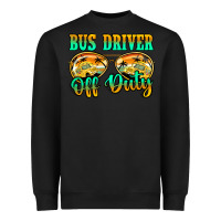 Black bus driver off duty Heavyweight Sweatshirt - Jasminsmagicworld