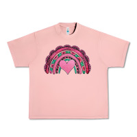 Salmon valentines day pink gemstones rainbow Urban Heavy Tee - Jasminsmagicworld