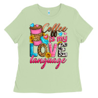 Matcha coffee is my love language Ladies Tee - Zillion Design Studio