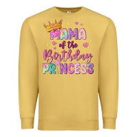 Antique Gold mama of the birthday princess Premium Sweatshirt - NancyCooperArtShop