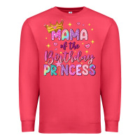 Cardinal mama of the birthday princess Premium Sweatshirt - NancyCooperArtShop