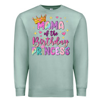 Seafoam mama of the birthday princess Premium Sweatshirt - NancyCooperArtShop