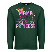 Sports Green mama of the birthday princess Premium Sweatshirt - NancyCooperArtShop