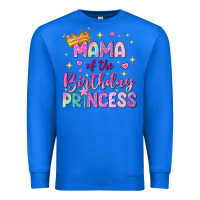 True Royal mama of the birthday princess Premium Sweatshirt - NancyCooperArtShop