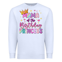 White mama of the birthday princess Premium Sweatshirt - NancyCooperArtShop