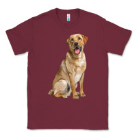 Burgundy Labrador Retriever llustrations Classic Tee - LillyAllenDesigns