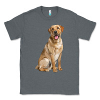 Charcoal Heather Labrador Retriever llustrations Classic Tee - LillyAllenDesigns