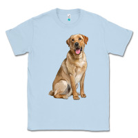 Dusty Blue Labrador Retriever llustrations Classic Tee - LillyAllenDesigns
