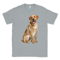 Heather Grey Labrador Retriever llustrations Classic Tee - LillyAllenDesigns