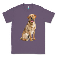 Lavender Labrador Retriever llustrations Classic Tee - LillyAllenDesigns