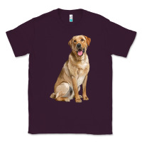 Plum Labrador Retriever llustrations Classic Tee - LillyAllenDesigns