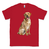 Red Labrador Retriever llustrations Classic Tee - LillyAllenDesigns