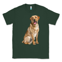 Sports Green Labrador Retriever llustrations Classic Tee - LillyAllenDesigns