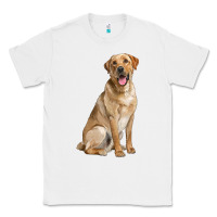 White Labrador Retriever llustrations Classic Tee - LillyAllenDesigns