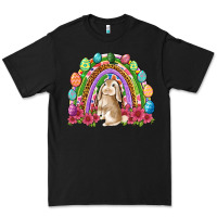 Black Easter rainbow Bunny Easter Day Premium Tee - Neo Western