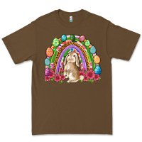 Cacao Easter rainbow Bunny Easter Day Premium Tee - Neo Western