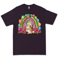 Plum Easter rainbow Bunny Easter Day Premium Tee - Neo Western