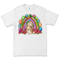 White Easter rainbow Bunny Easter Day Premium Tee - Neo Western