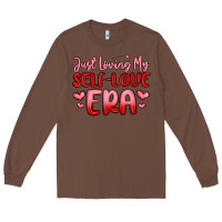 Chestnut just loving my self love era Long Sleeve Tee - MaliasSmallBusiness