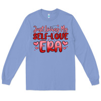 Colony Blue just loving my self love era Long Sleeve Tee - MaliasSmallBusiness