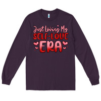 Plum just loving my self love era Long Sleeve Tee - MaliasSmallBusiness