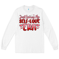 White just loving my self love era Long Sleeve Tee - MaliasSmallBusiness