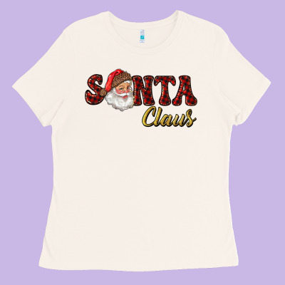 Santa Claus Ladies Tee Designed By Ranaportraitstore