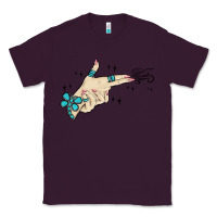 Plum western turquoise gun hand Classic Tee - MaliasSmallBusiness