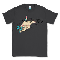 Smoke western turquoise gun hand Classic Tee - MaliasSmallBusiness