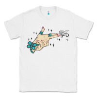 White western turquoise gun hand Classic Tee - MaliasSmallBusiness