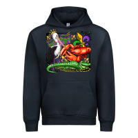 Navy mardi gras pelican crawfish crocodile Urban Hoodie - OliviaCreatesArt