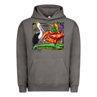 Pigment Tornado mardi gras pelican crawfish crocodile Urban Hoodie - OliviaCreatesArt