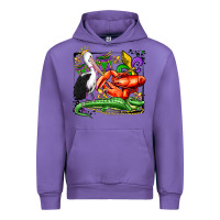 Tulip mardi gras pelican crawfish crocodile Urban Hoodie - OliviaCreatesArt