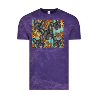 Cloud Purple french bulldog Vintage Tee - BarkalooDesign