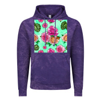 Cloud Purple floral background Vintage Hoodie - BundleAndBundleShop