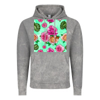 Cloud Rock floral background Vintage Hoodie - BundleAndBundleShop